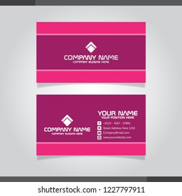 Creative and Clean Vector Business Card Template