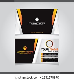 Creative and Clean Vector Business Card Template