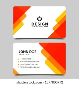 Creative and Clean Vector Business Card Template