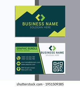 Creative and Clean Vector Business Card Template
