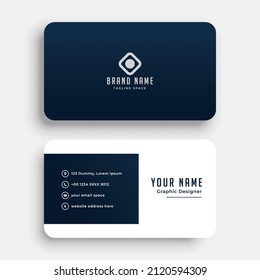 Creative and Clean Vector Business Card Template