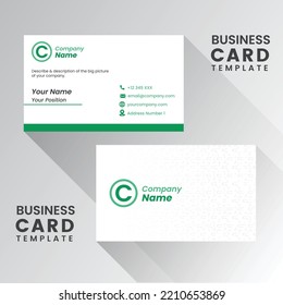 Creative and Clean Vector Business Card Template