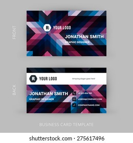 Creative and Clean Vector Business Card Template