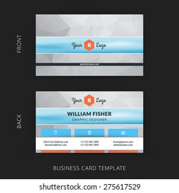 Creative and Clean Vector Business Card Template