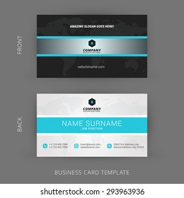 Creative and Clean Vector Business Card Template