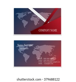 Creative and Clean Vector Business Card Template