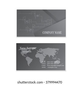 Creative and Clean Vector Business Card Template