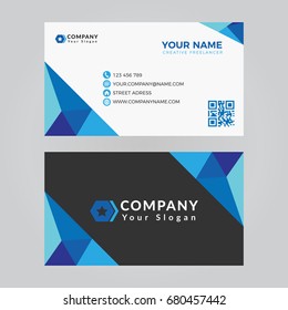 Creative and Clean Vector Business Card Template - stock vector