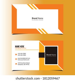 Creative, Clean and Visit Business Card Template