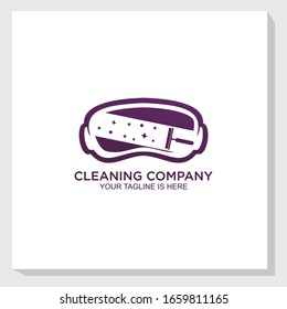 creative cleaner logo template design vector, cleaning company logo vector