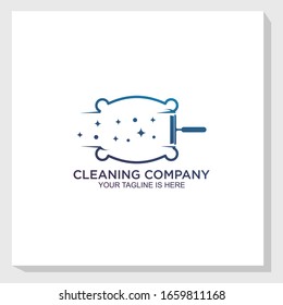creative cleaner logo template design vector, cleaning company logo vector