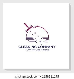 creative cleaner logo template design vector, cleaning company logo vector