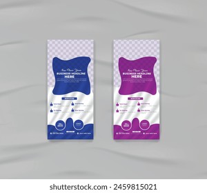 Creative cleaning service rack card template