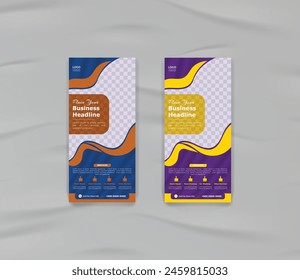 Creative cleaning service rack card template
