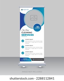 Plantilla de diseño de banners para empresas de servicios de limpieza creativa
