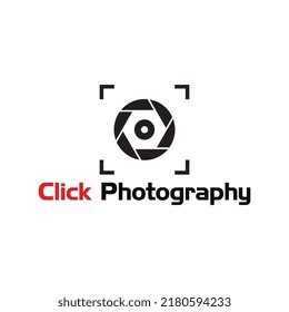 Creative Click Photography Vector Logo Template Stock Vector (Royalty ...