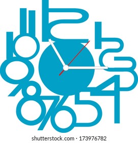 Creative clock design.