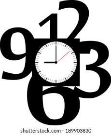 Creative clock design.