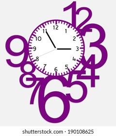 Creative clock design.