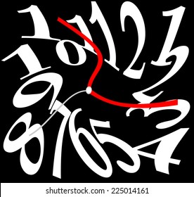 Creative clock design.