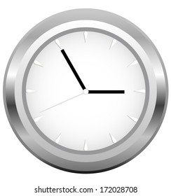 Creative clock face design.