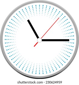 Creative clock face design.