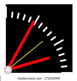 Creative clock face  design.