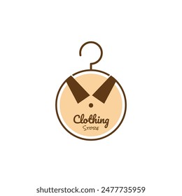 Creative Clothes Hanger Ideas. Clothes Hanger or Clothing Store icon.