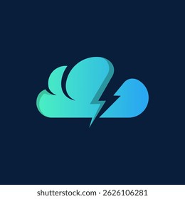Icône Entreprise de données Creative Cloud Computing