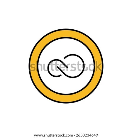 Creative Cloud Icon vector stock illustration