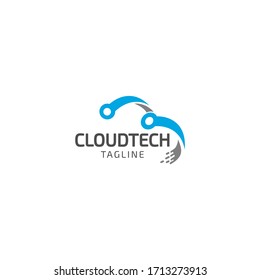 creative Cloud logo design for hosting and technology