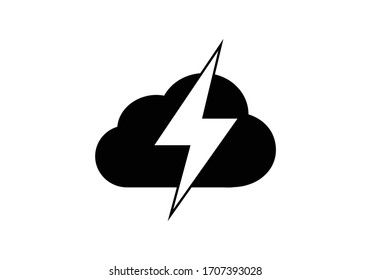 Logotipo de nube creativa para sus diseños corporativos. Icono de vector aislado moderno.