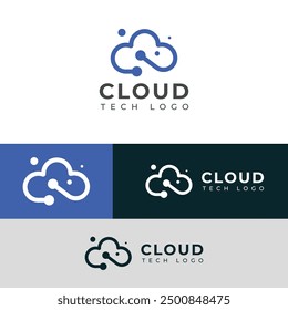 Creative Cloud tech logo design 