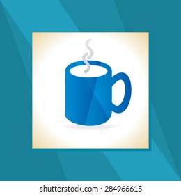 creative coffee cup concept vector illustration