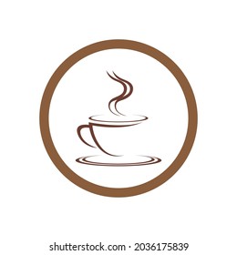 creative Coffee cup logo template vector icon - Vector