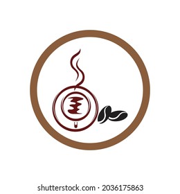 creative Coffee cup logo template vector icon - Vector