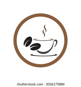 creative Coffee cup logo template vector icon - Vector