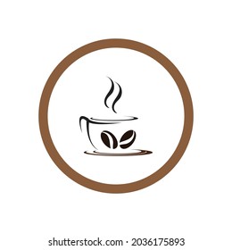 creative Coffee cup logo template vector icon - Vector