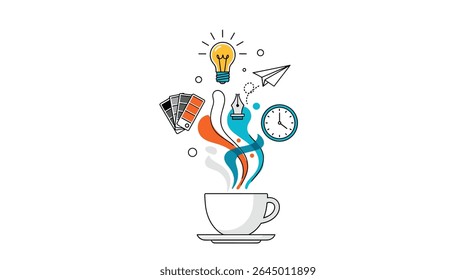 Café Criativo: Impulsionando Ideias e Produtividade com uma Taça da Manhã de Joe