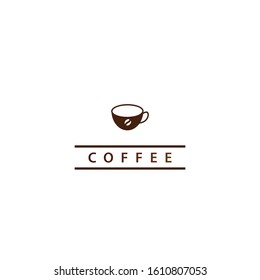 Creative coffee label graphic designs for cafe or restaurant 