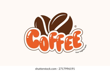 Logotipo de café criativo para Cafe Shop, Ponto de café, Franquia de café