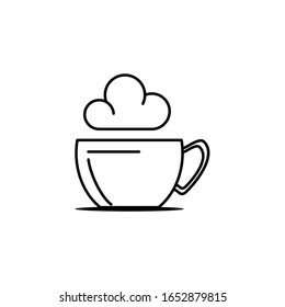 Creative Coffee logo design Vector sign illustration template 