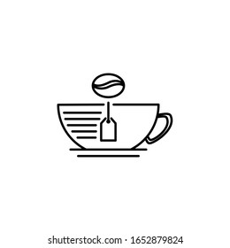 Creative Coffee logo design Vector sign illustration template