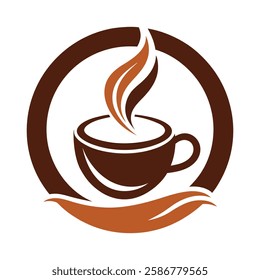 Creative Coffee logo vector art illustration