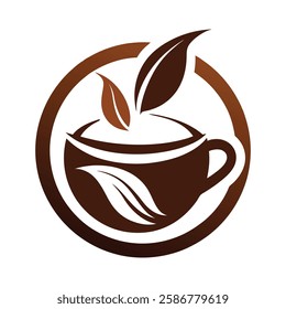 Creative Coffee logo vector art illustration