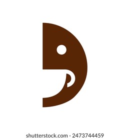 creative coffee shop logo simple illustration, vector design