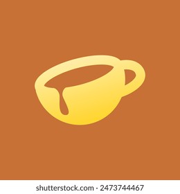 creative coffee shop logo simple illustration, vector design