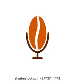 creative coffee shop logo simple illustration, vector design