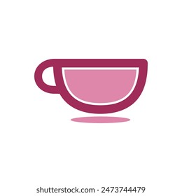 creative coffee shop logo simple illustration, vector design