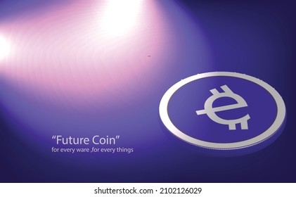 
logotipo de moneda creativa y objetos vectores de símbolos con fondo claro. ilustración de diseño de símbolos y signos de moneda electrónica